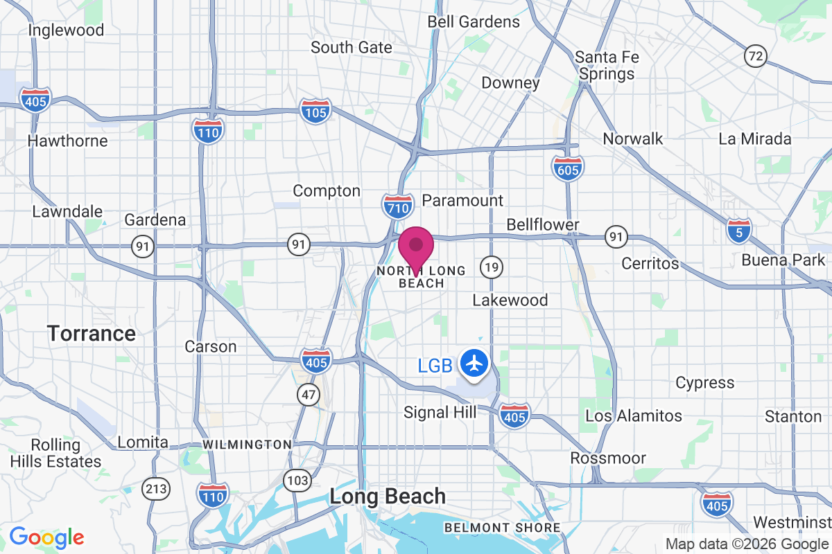 North Long Beach map