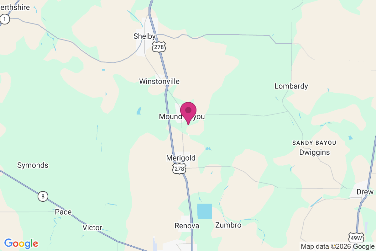 Mound Bayou map