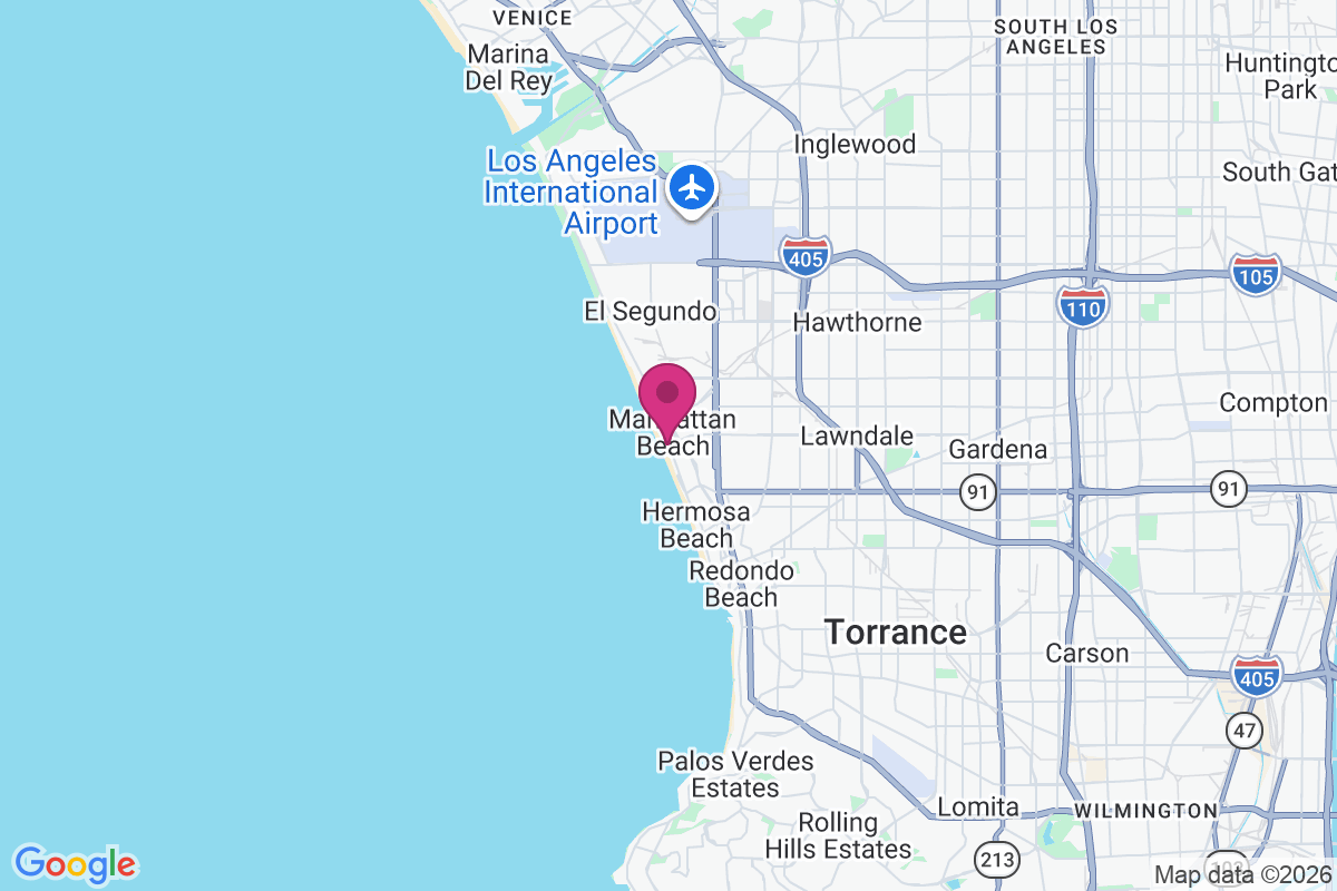 Manhattan Beach map