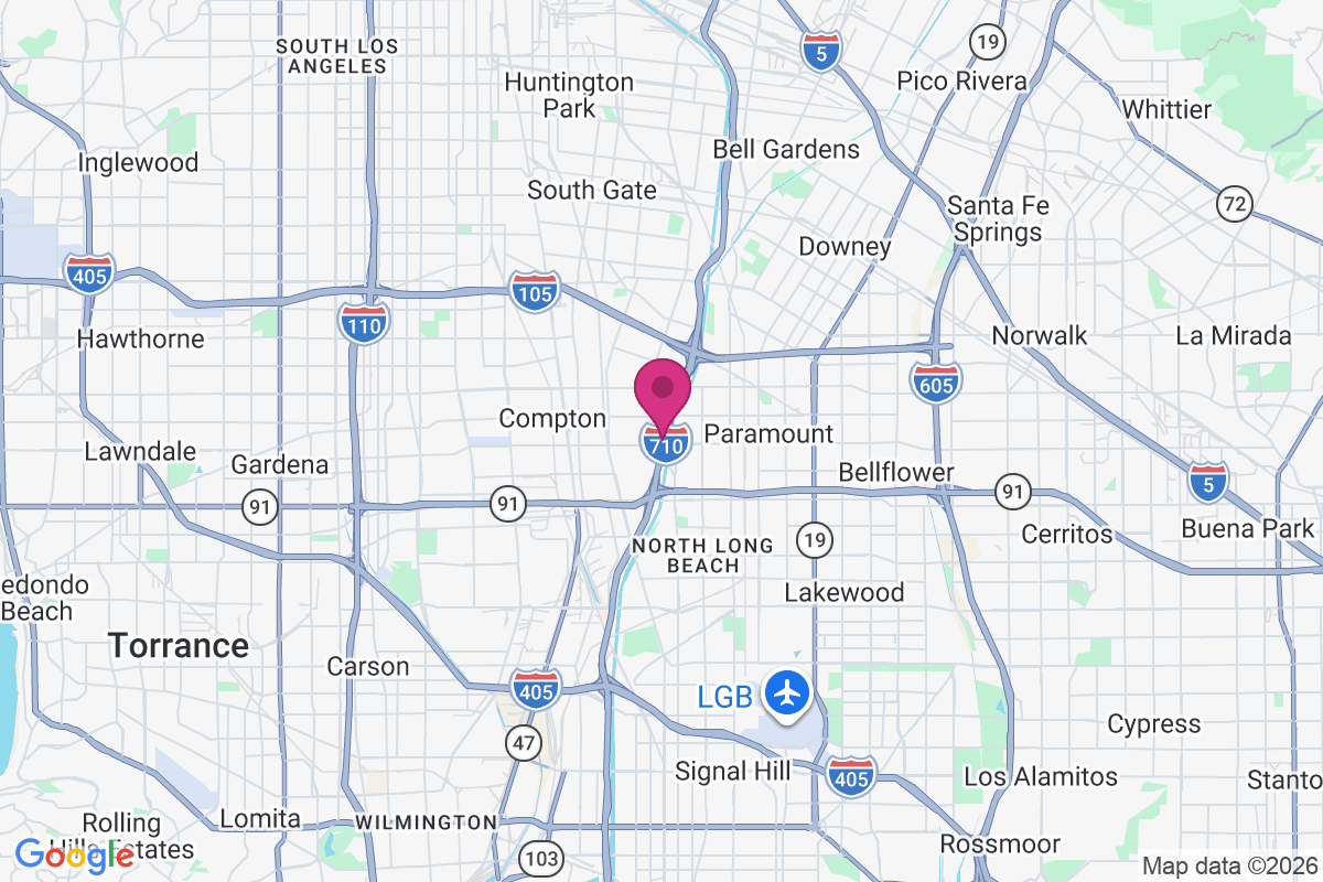East Compton map