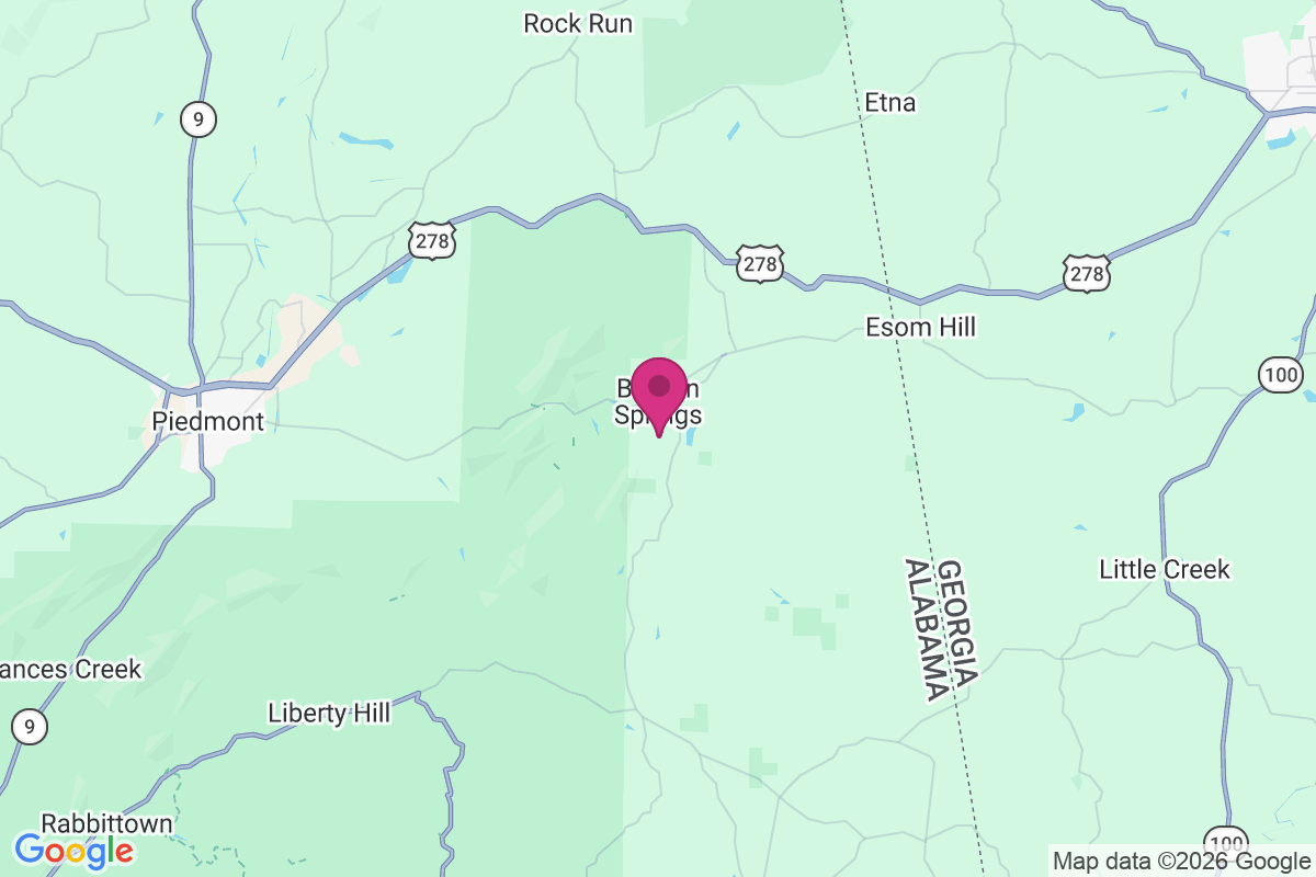 Borden Springs map