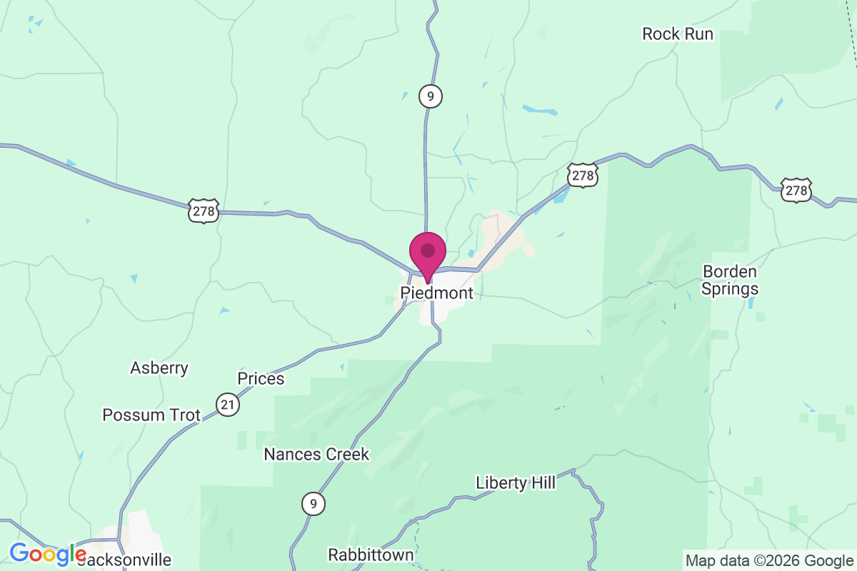 Piedmont map