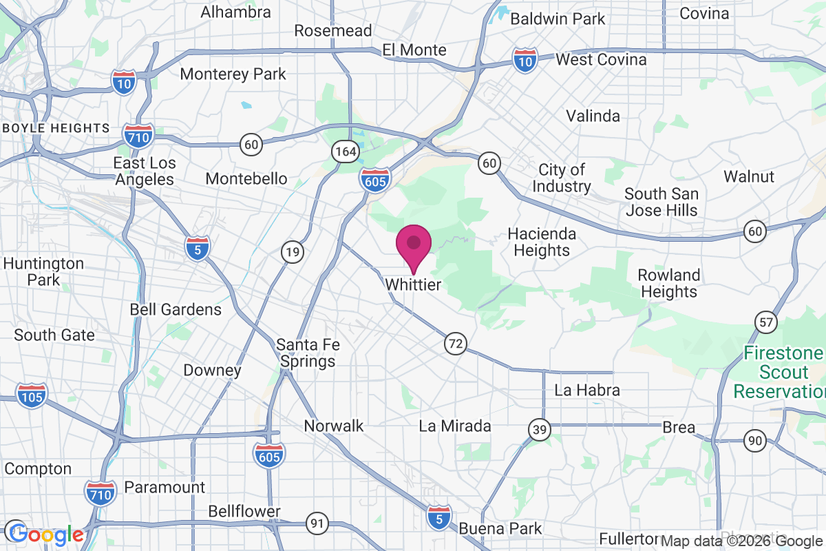 Whittier map