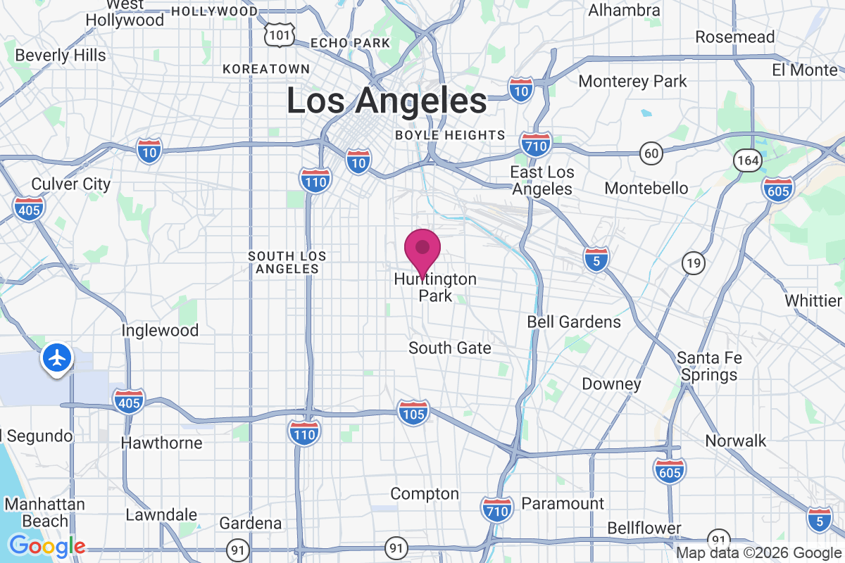 Huntington Park map