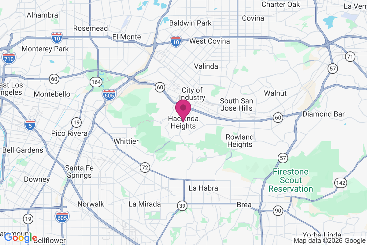 Hacienda Heights map