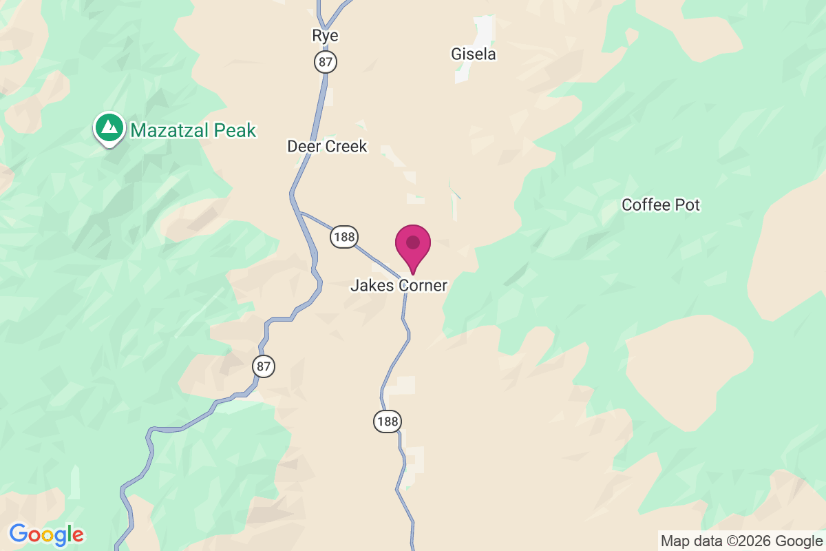 Jakes Corner map