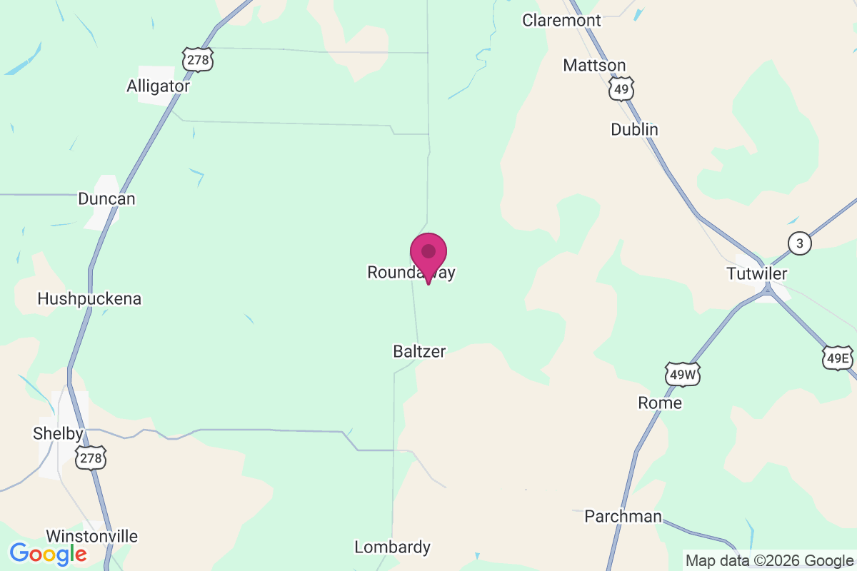 Roundaway map