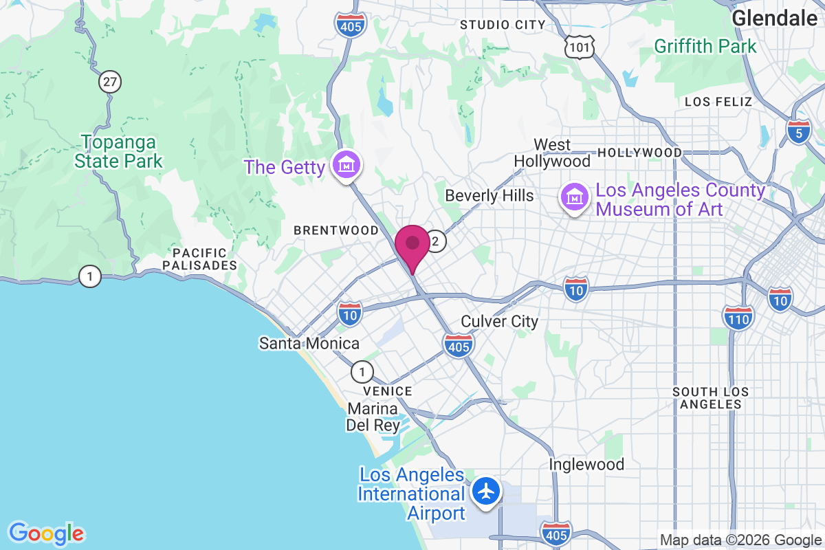 West Los Angeles map