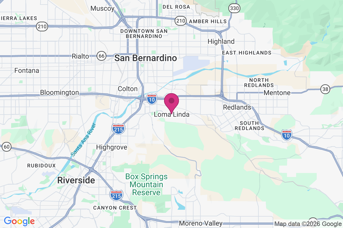 Loma Linda map