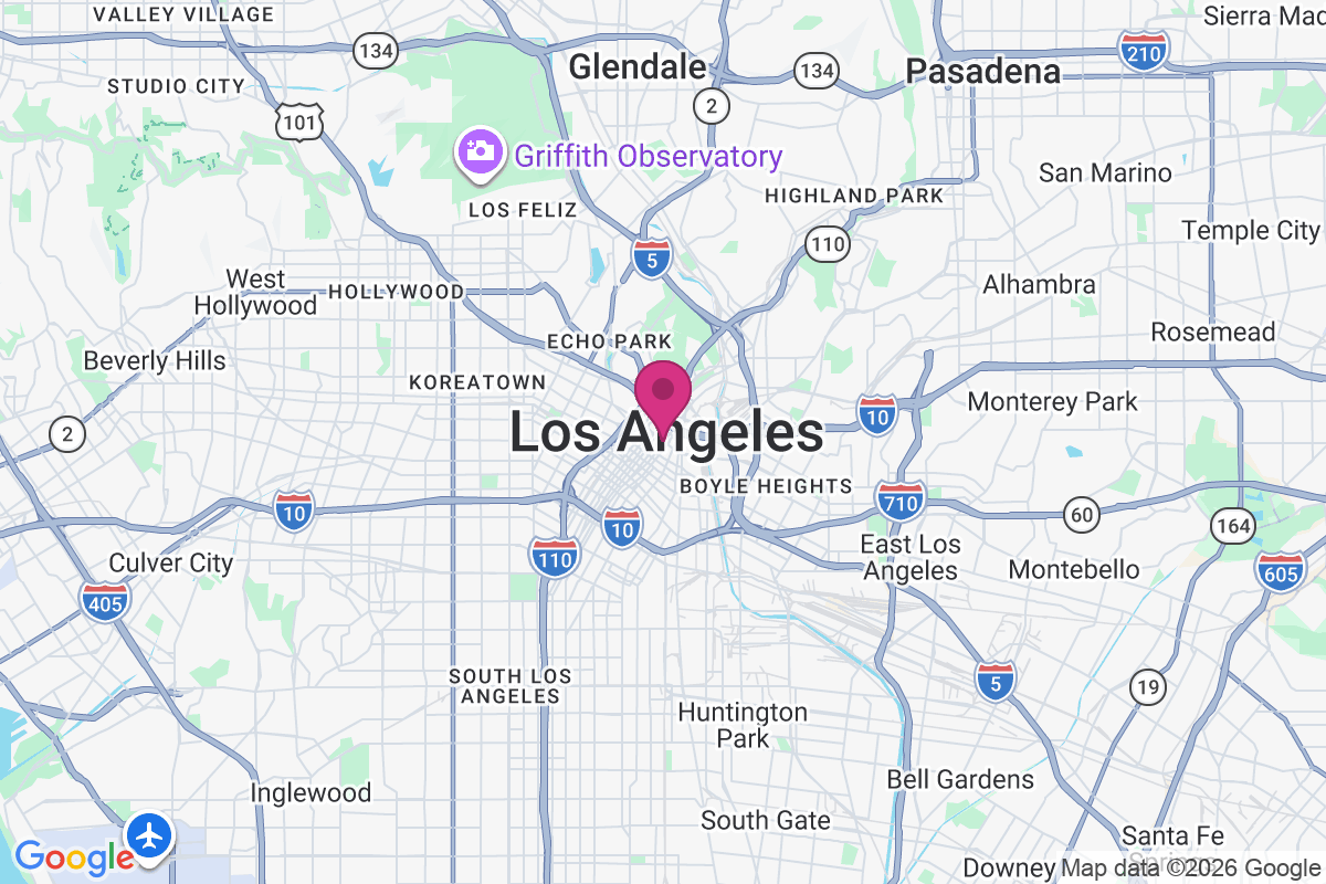 Los Angeles map