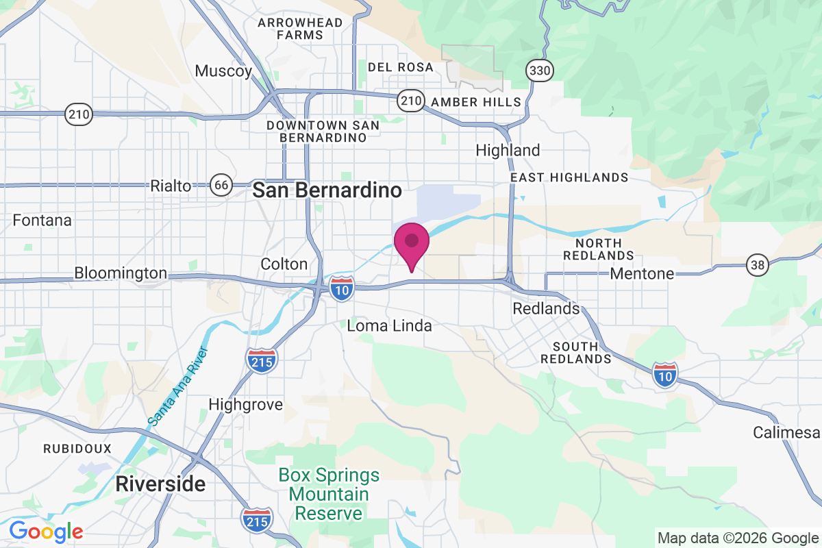 North Loma Linda map