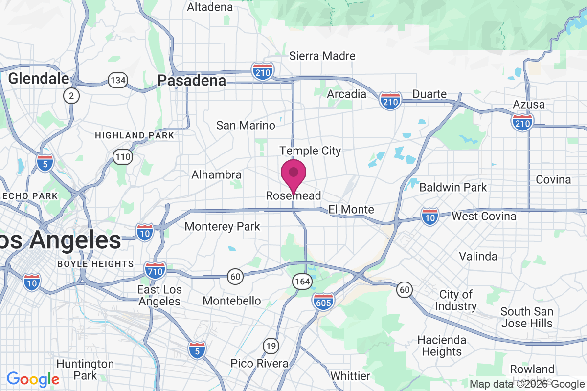 Rosemead map