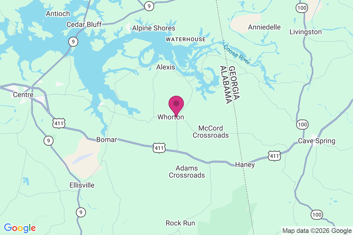 Whorton map