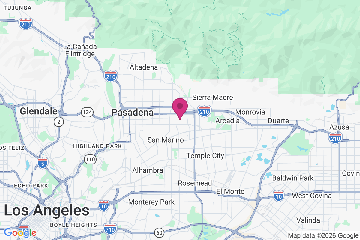 East Pasadena map
