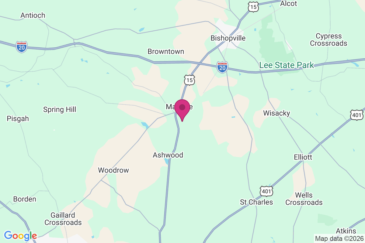 Hammetts Crossroads map