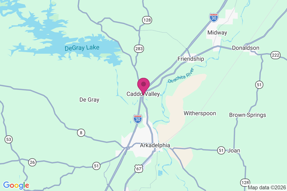 Caddo Valley map