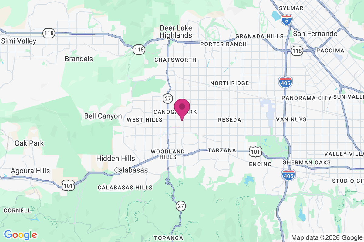 Canoga Park map