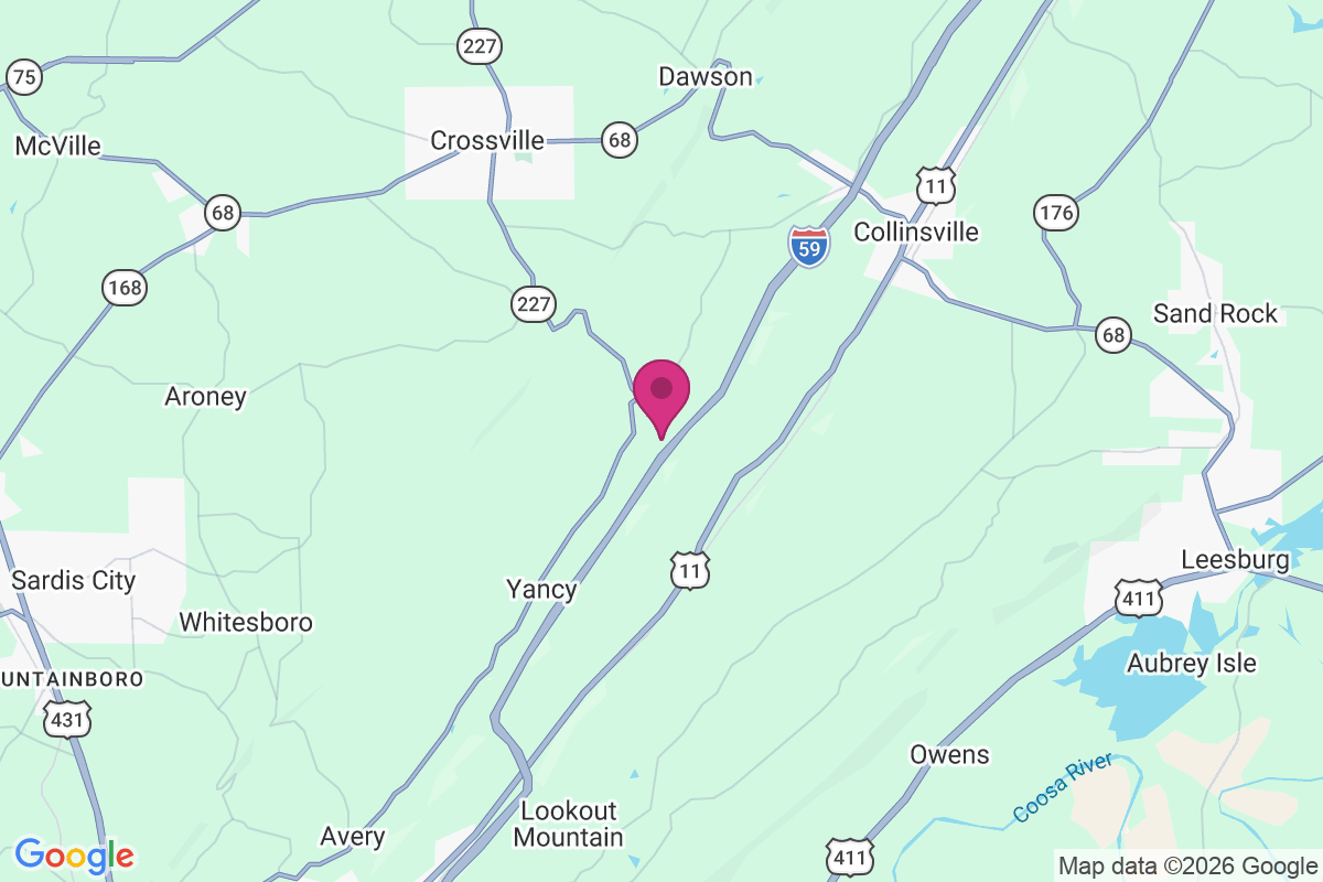 Hendrixville map
