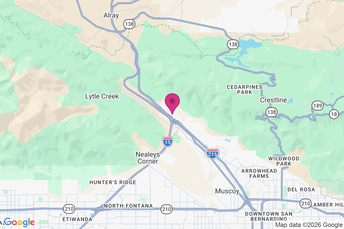 Devore Heights map