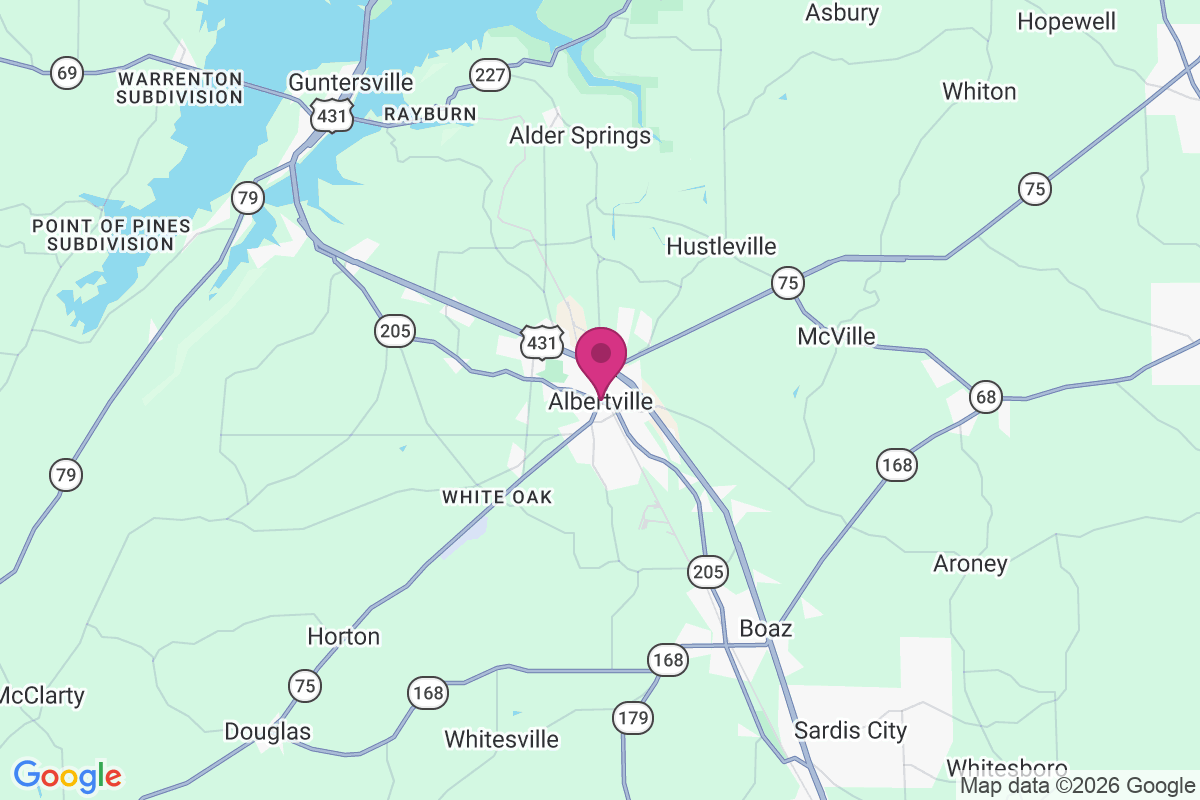 Albertville map