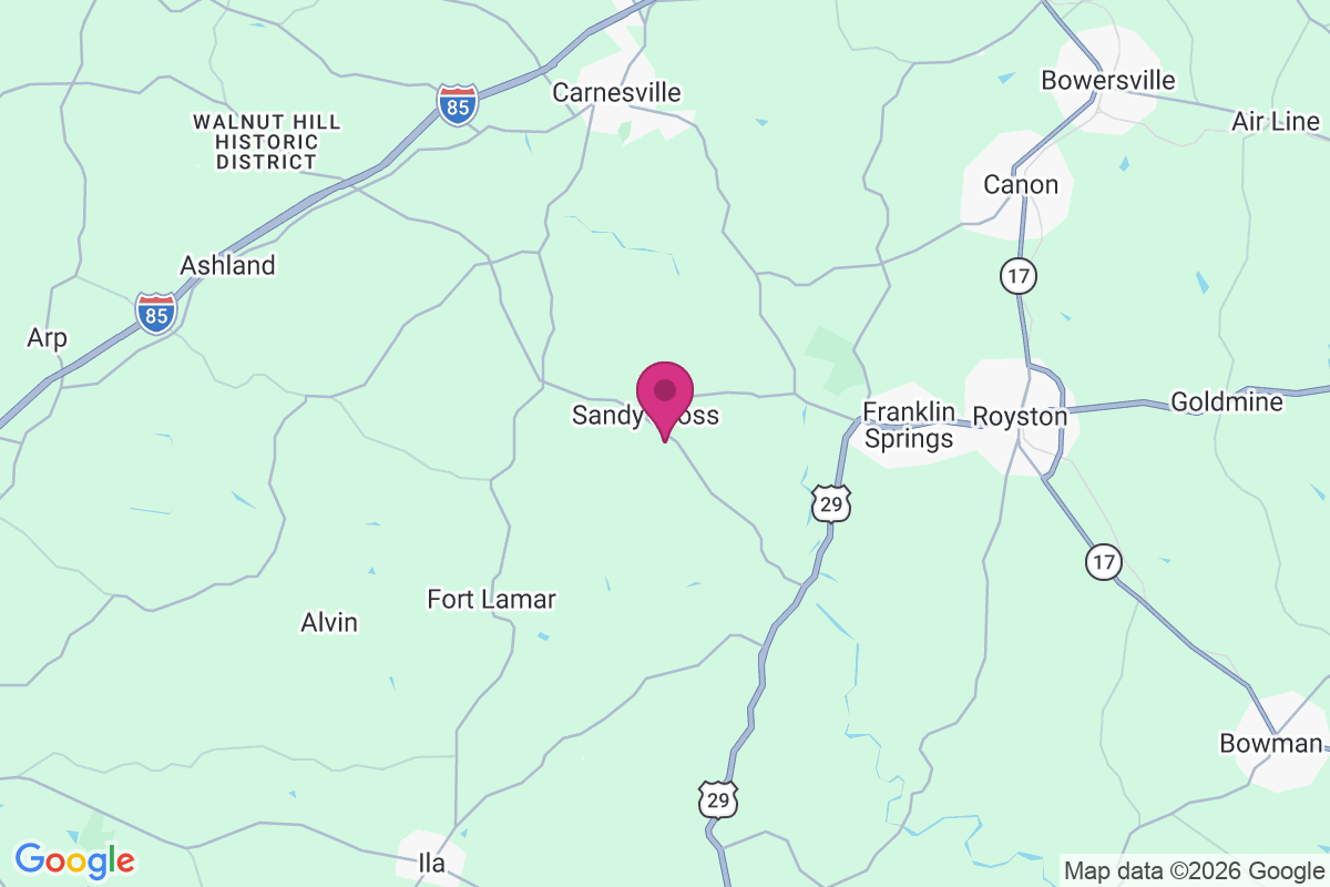 Sandy Cross map