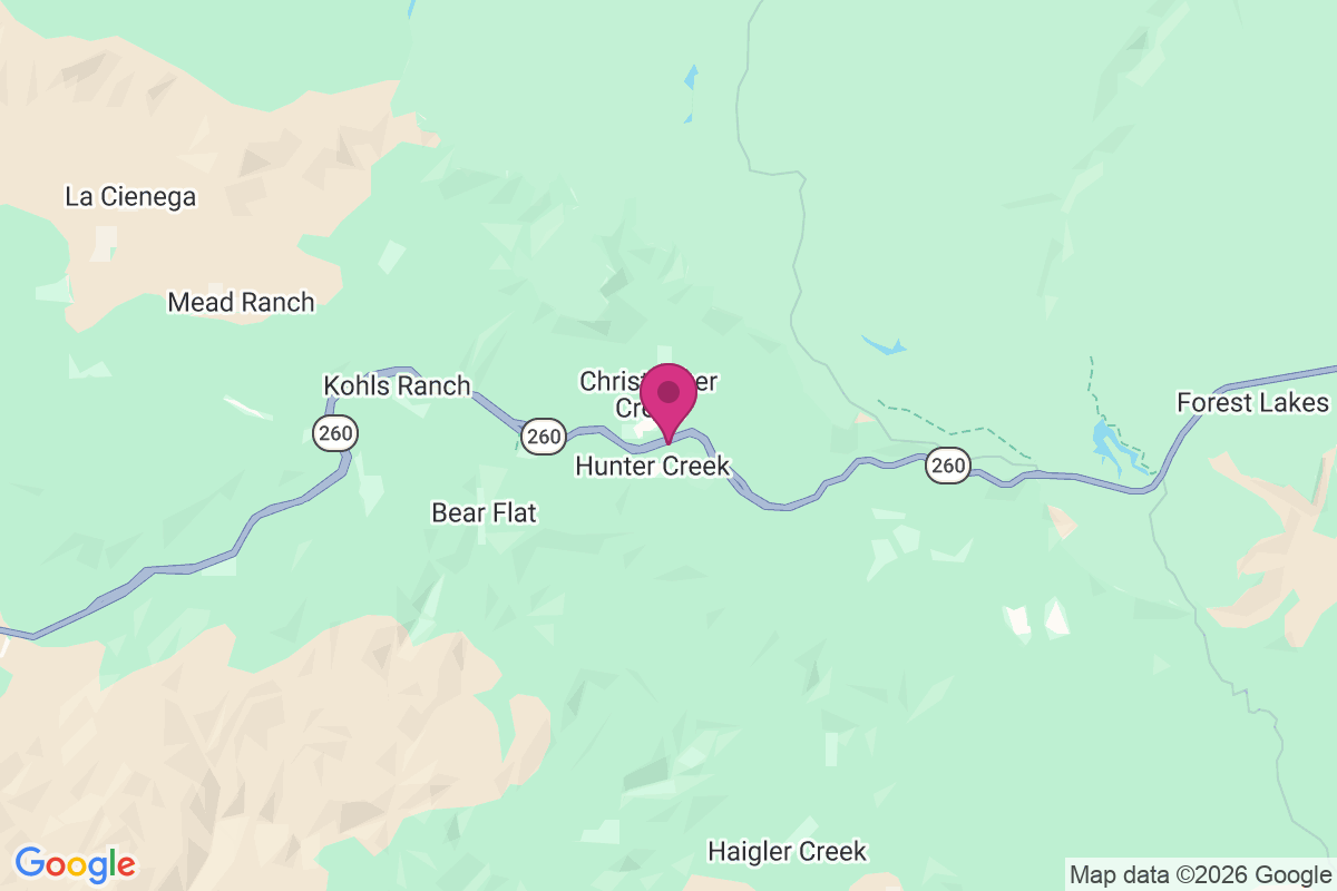 Christopher Creek map