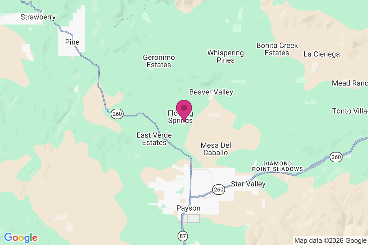 Flowing Springs Subdivision map