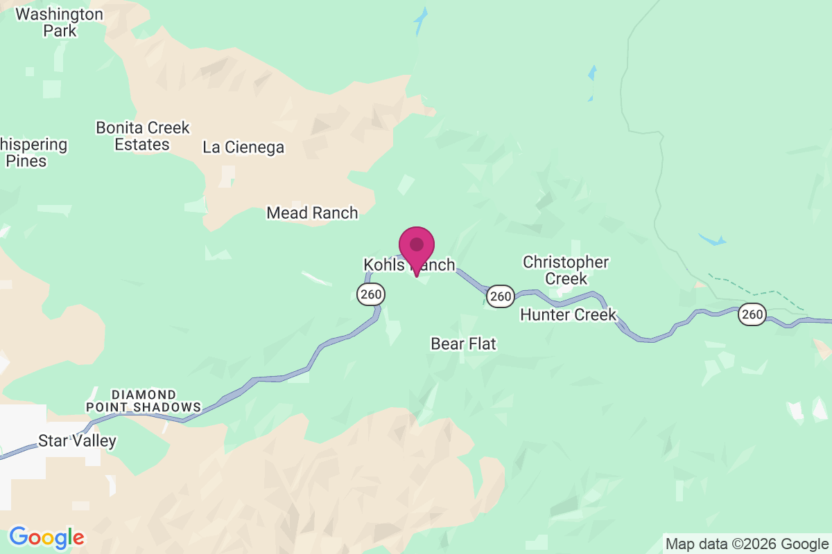 Kohls Ranch map