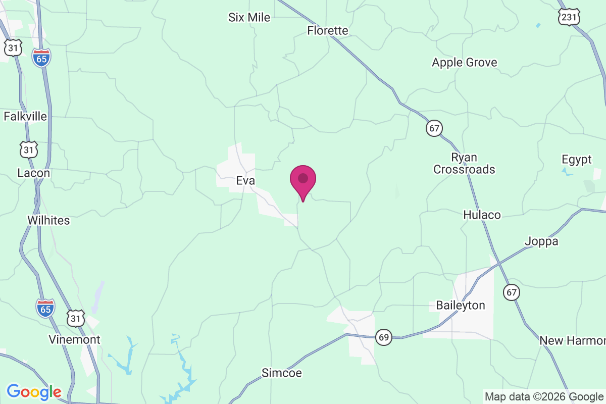 Center Dale map