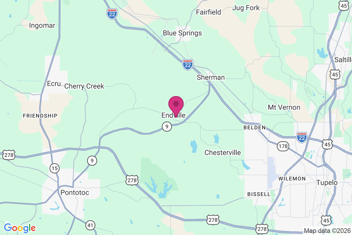 Endville map