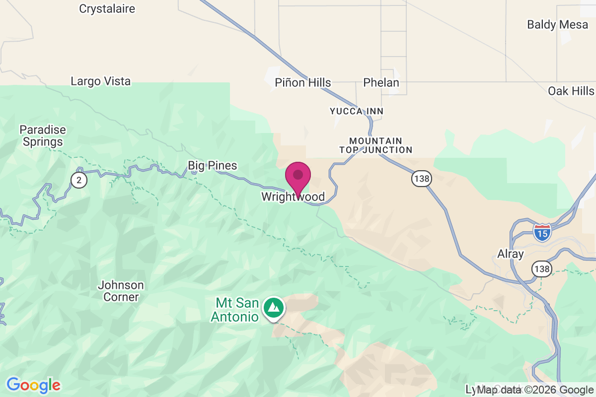 Wrightwood map
