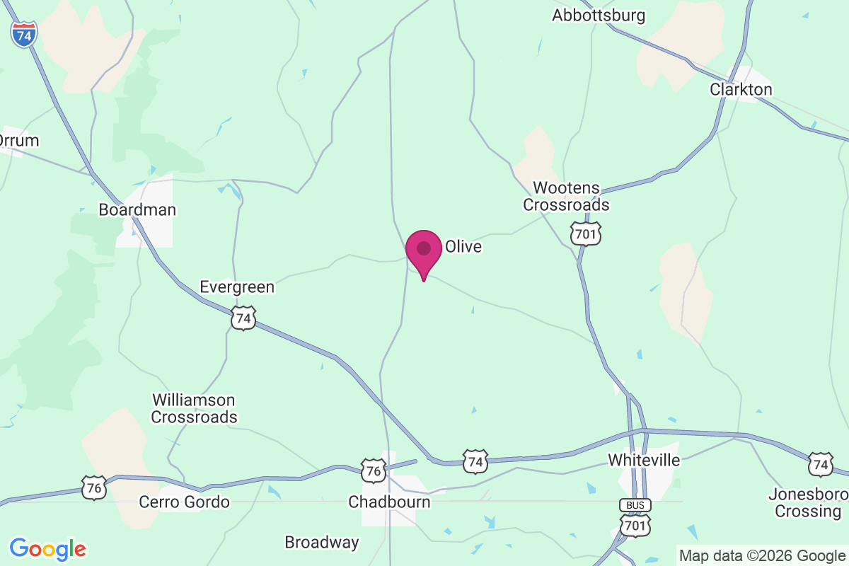 Oak Dale Crossroads map