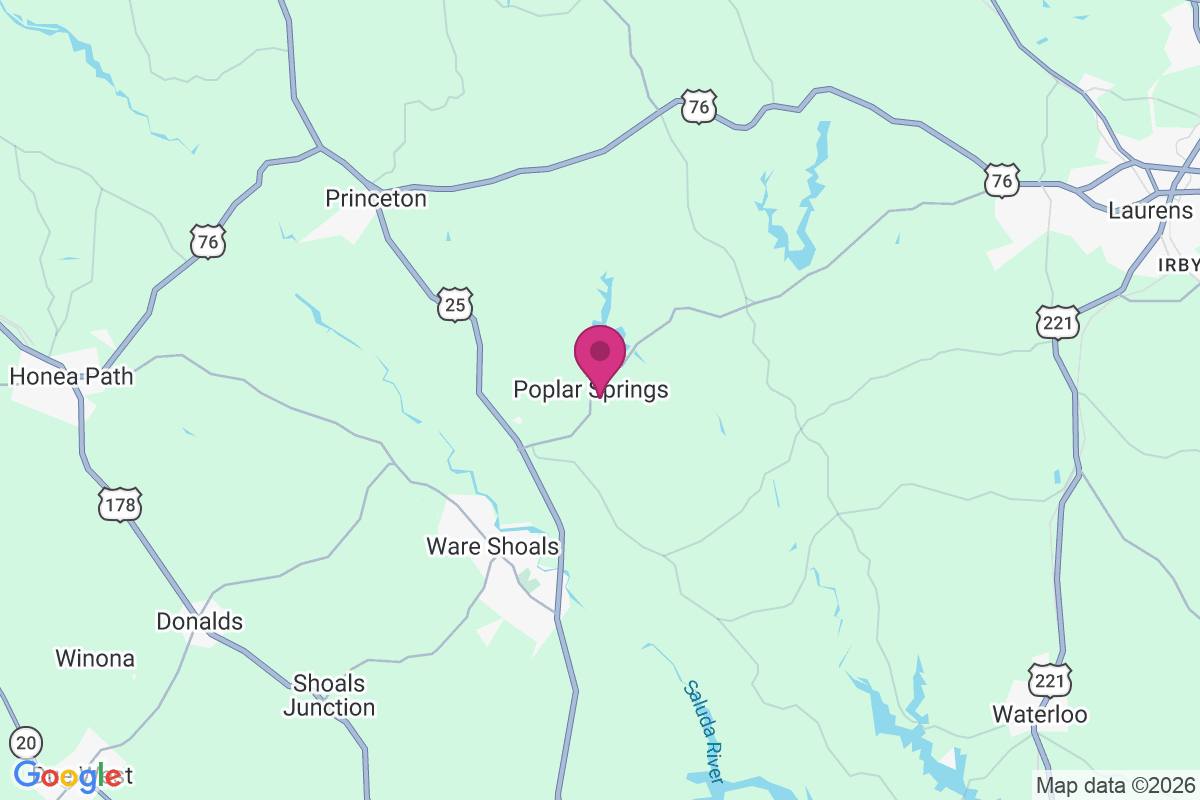 Poplar Springs map