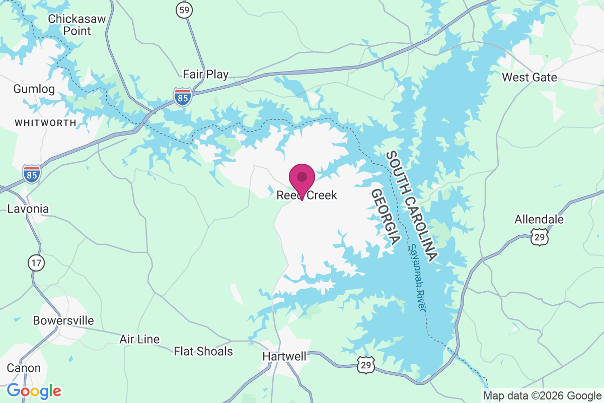 Reed Creek map