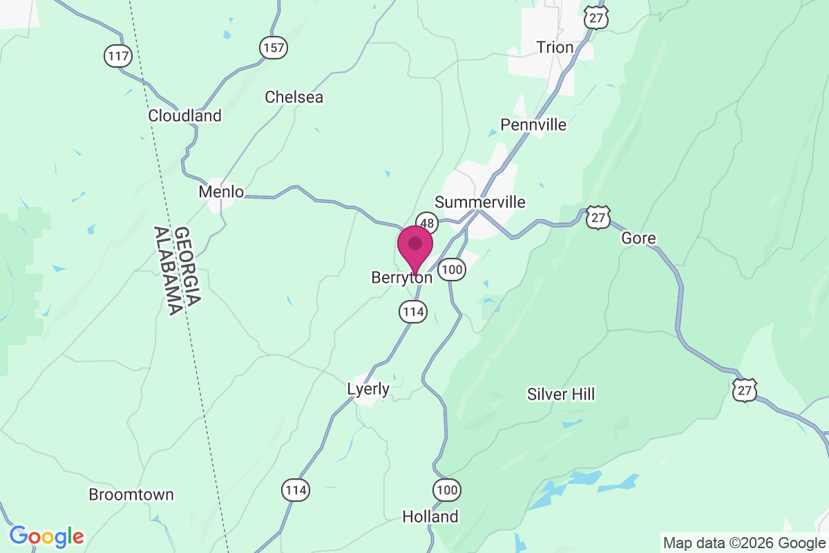 Berryton map