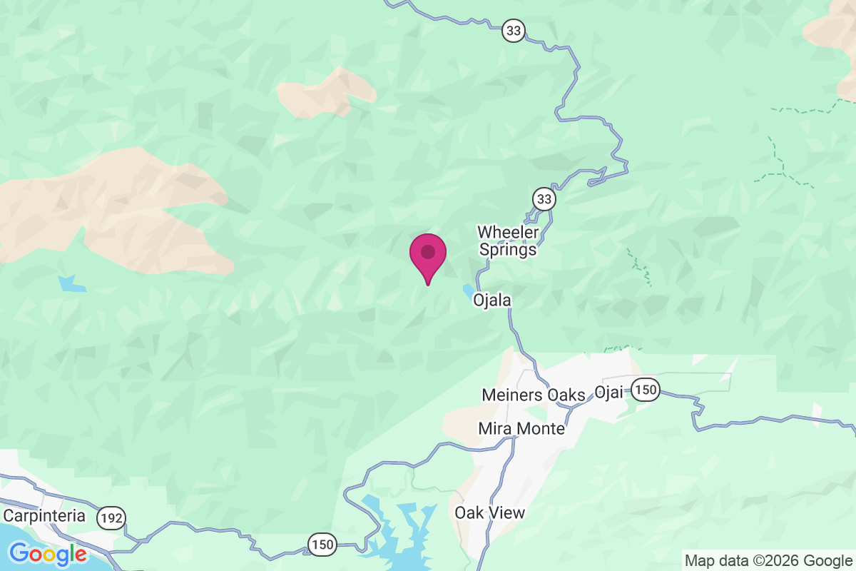 Vickers Hot Springs map