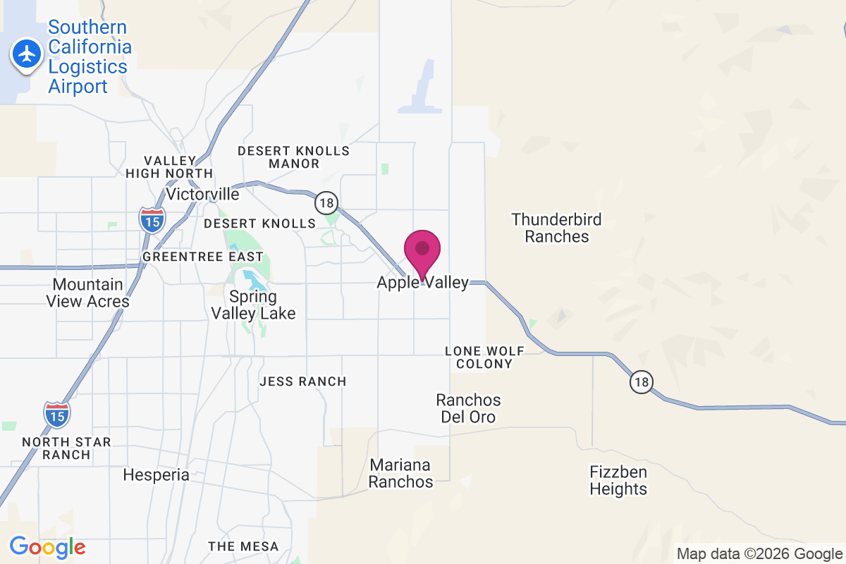 Apple Valley map