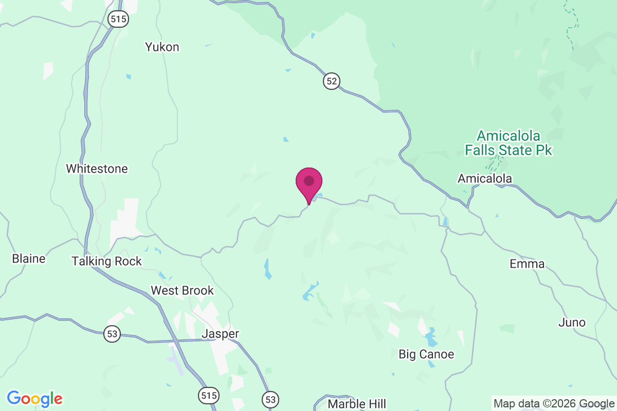 Burnt Mountain Estates map