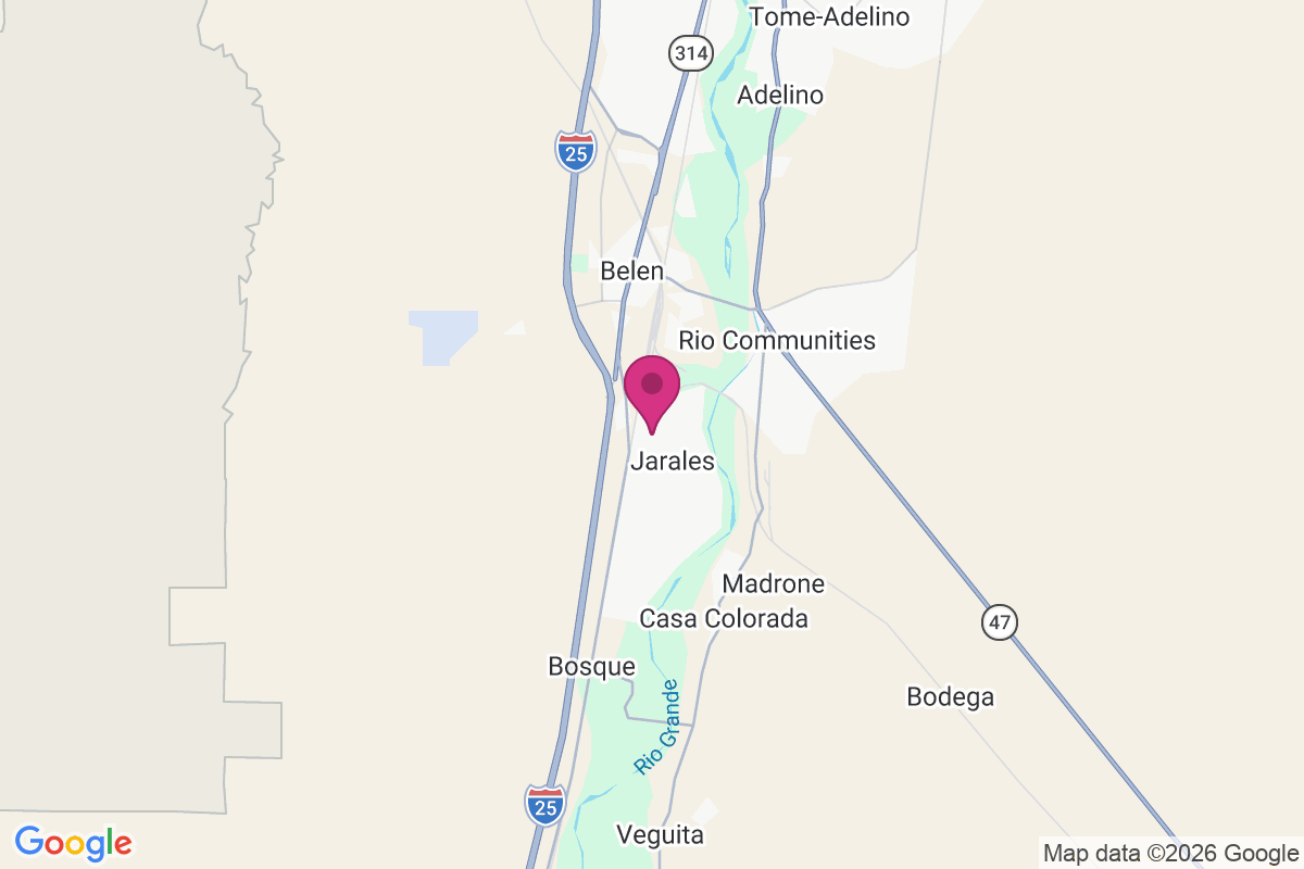 Pueblitos map