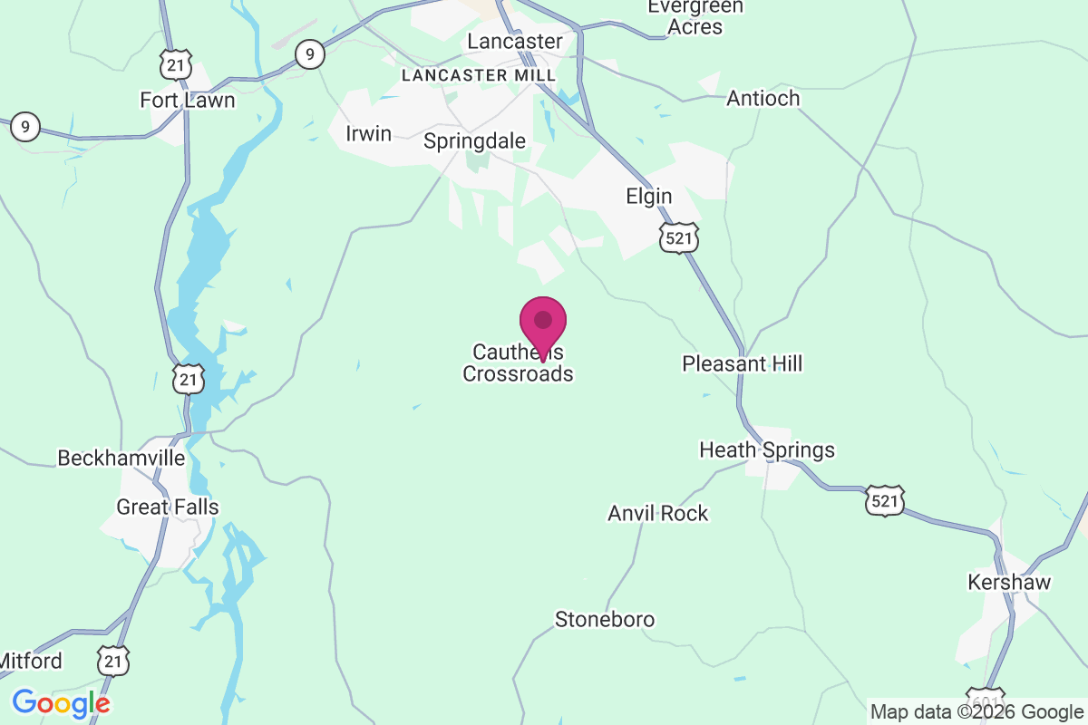 Cauthens Crossroads map