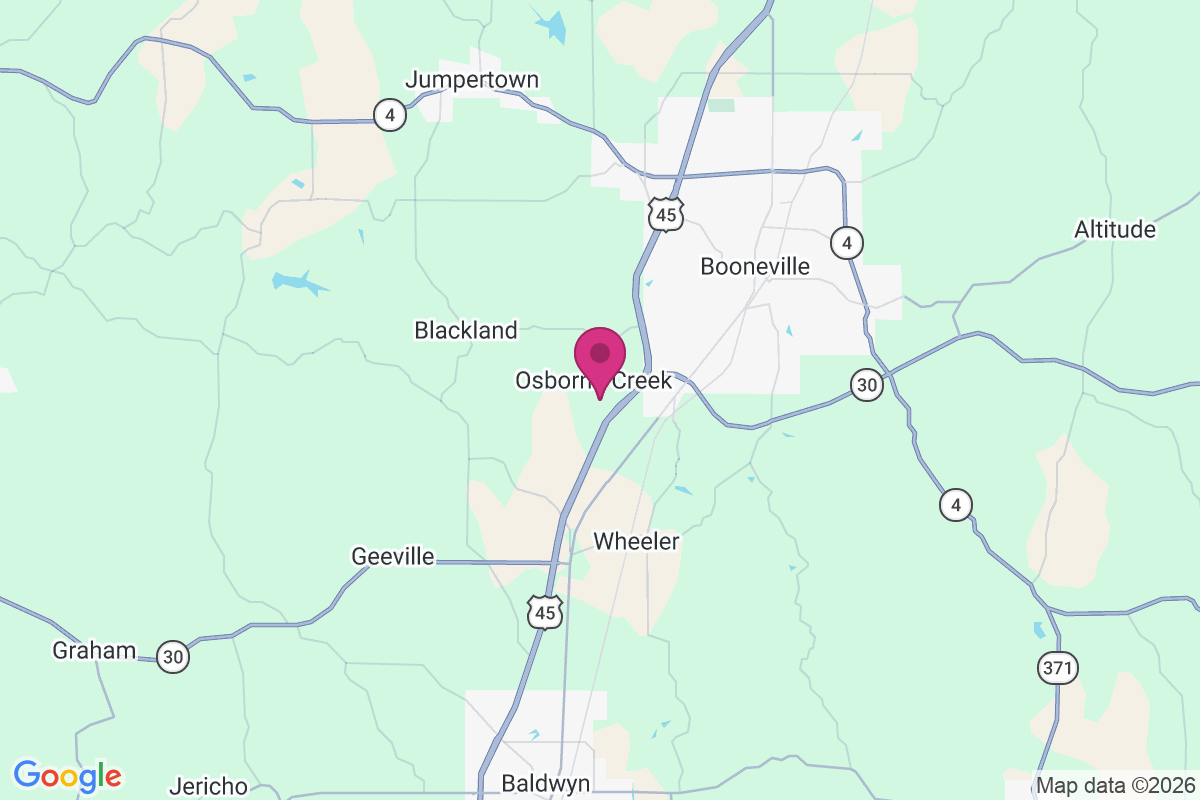 Osborne Creek map