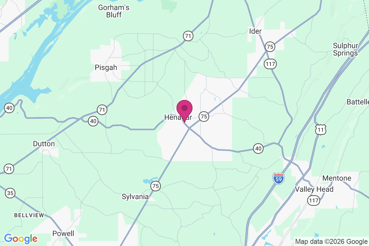 Henagar map