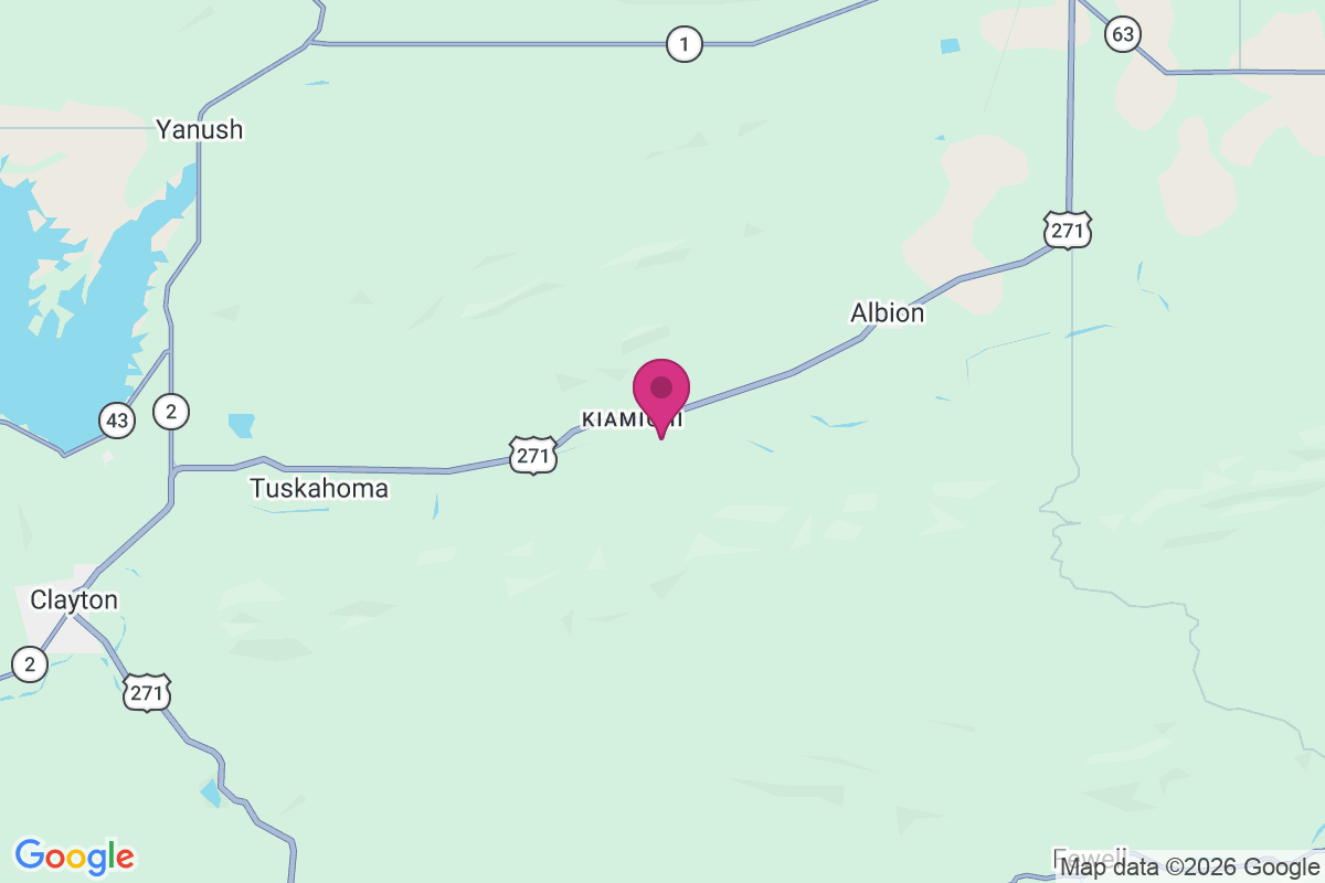 Kiamichi map