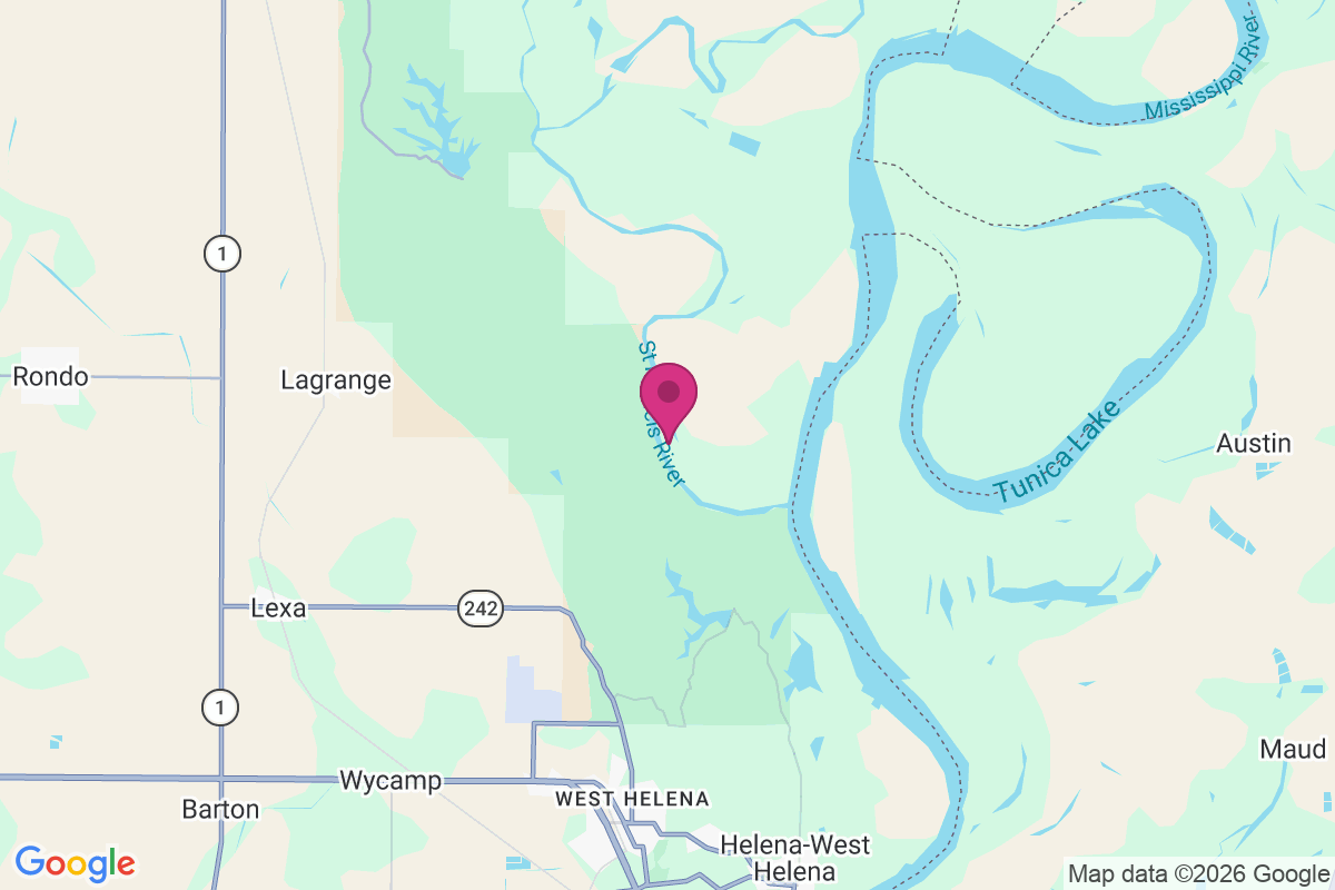Phillips Bayou map