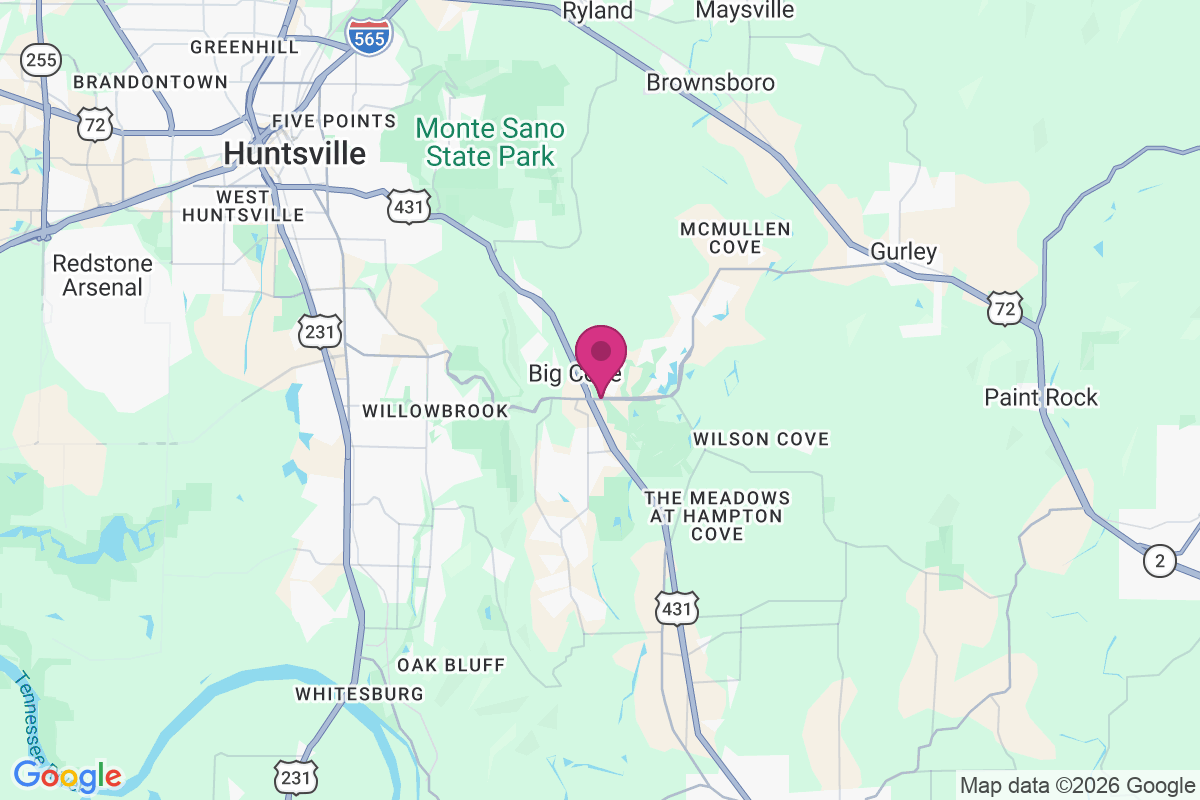 Big Cove map
