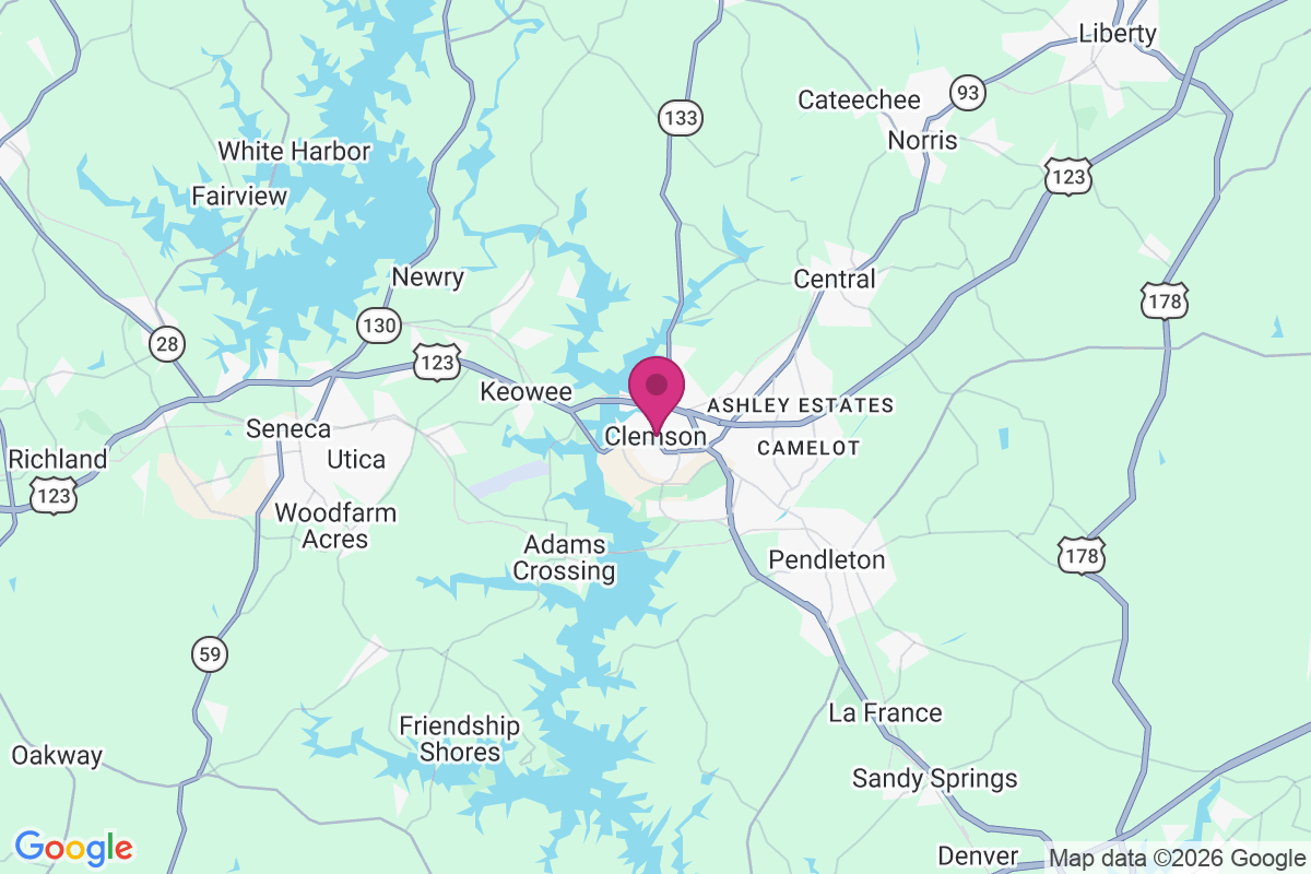Clemson map