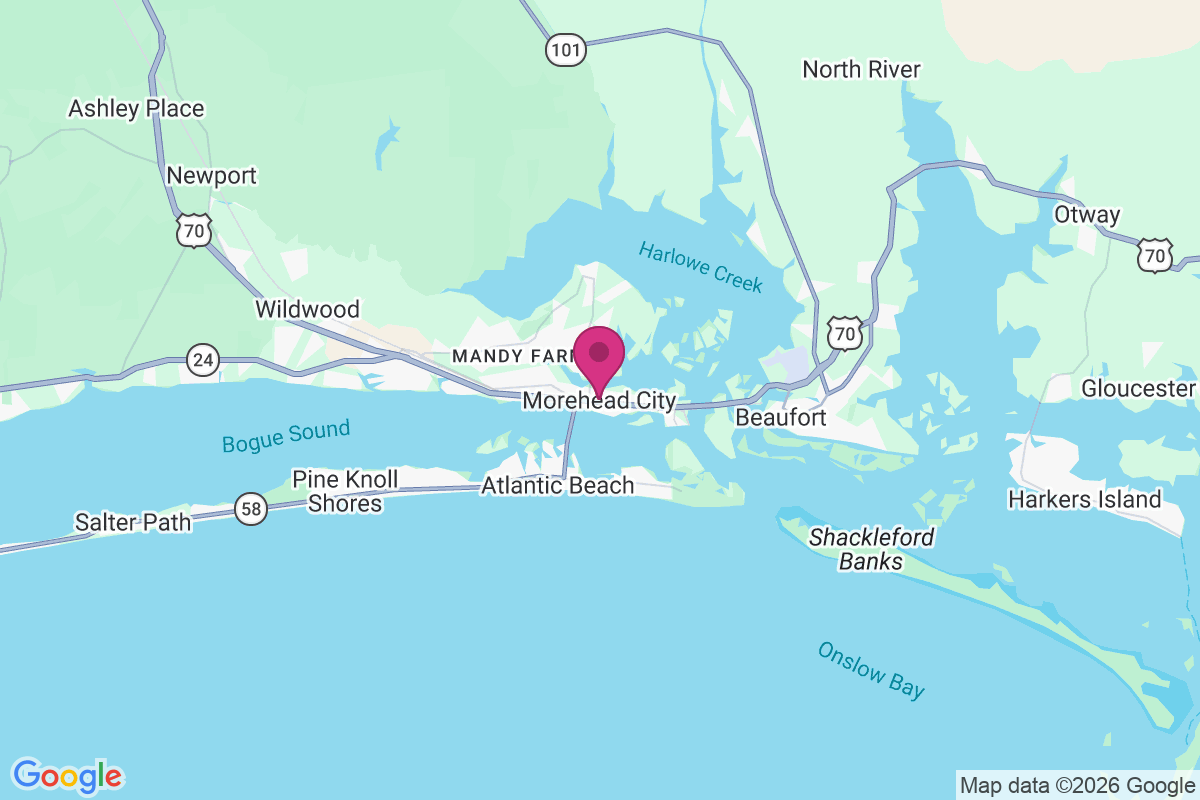 Morehead City map