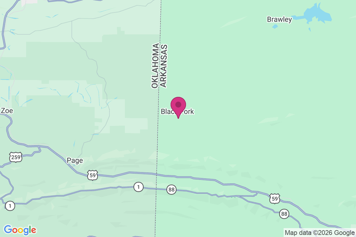 Black Fork map