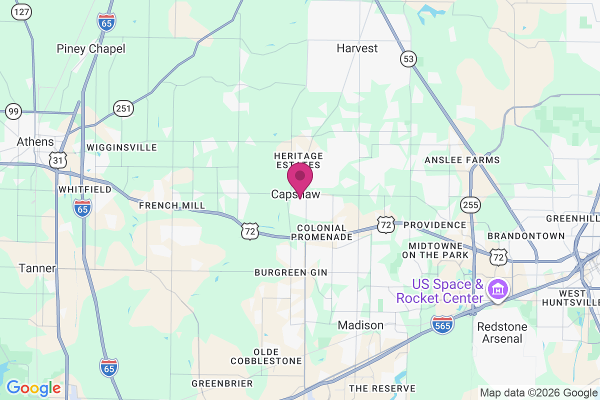 Capshaw map