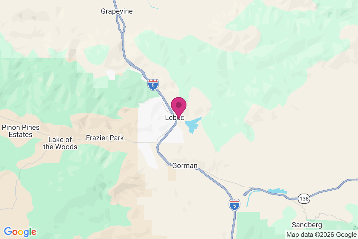 Lebec map